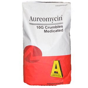 Akey Zoetis 01-1070 Aureomycin® 10g Crumble, 50 lb, For Beef