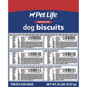 Pet Life Biscuits - Peanut Butter - Medium - 20lb