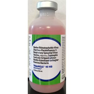 Boehringer Ingelheim 139965 Triangle® 10 HB Respiratory Vaccine, 10 Dose, For Cattle