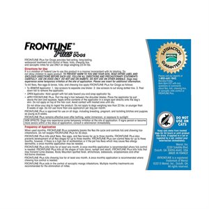 Merial Frontline® Plus 287110 Flea & Tick Treatment, 3 Dose, For Medium Dog 23 - 44 lb, Blue