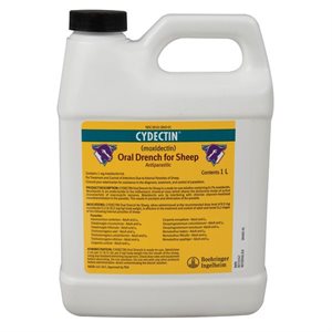 Bayer Cydectin® 384011 0.1% Moxidectin Oral Drench, 1 L, For Sheep