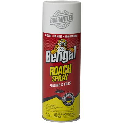 Bengal® 92465 Roach Spray II, 9 oz, Brown to Dark Brown