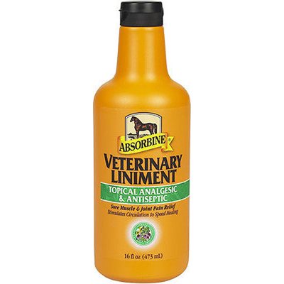 W.F. Young Absorbine® 155548 Veterinary Liniment Topical Analgesic & Antiseptic, 16 oz, For Horse