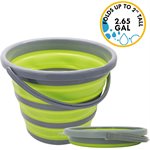Collapsible Watering Bucket - Green - 2 1 / 2 Gallon
