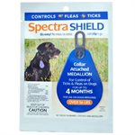 Durvet Spectra Shield™ 011-1139 Collar Attached Flea & Tick Medallion, 8 gm, Dark Blue, For Dog 56 lb & Over