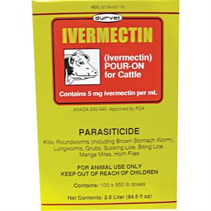 Ivermectin Pour-On - Norbrook 2.5 Liter