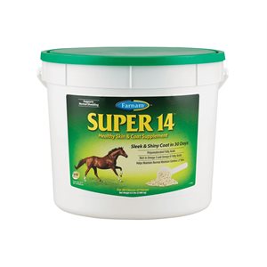 Farnam® FAR032311 Super 14™ Healthy Skin & Coat Supplement, 6.5 lb, Cat, Dog & Horse