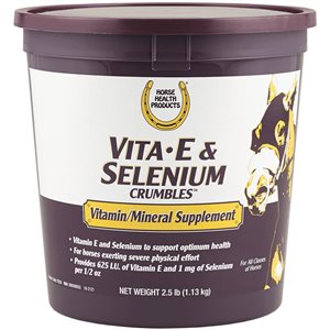 Horse Health® FAR075221 Vita-E & Selenium Crumbles™, 20 lb, Horse
