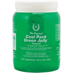 Horse Health® FAR082603 Cool Pack Green Jelly Liniment, 1 / 2 gal, Horse