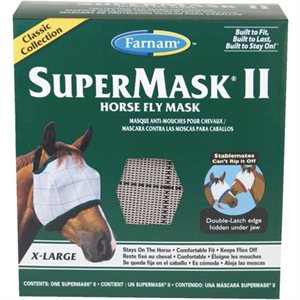 Farnam® FAR100504651 SuperMask® II Classic Horse Fly Mask, X-Large, Horse