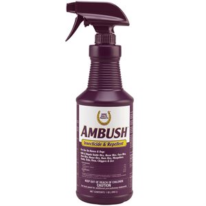 Horse Health® FAR100505364 Ambush Insecticide & Repellent Fly Spray, 32 oz, Dog & Horse