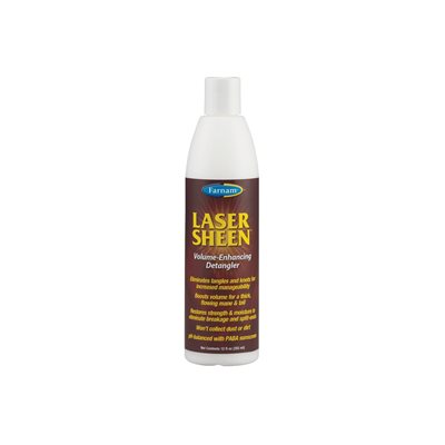 Farnam® FAR100505791 Laser Sheen® Volume-Enhancing Detangler, 12 oz, Horse