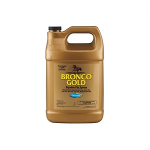Farnam® FAR3005682 Bronco® Gold Equine Fly Spray, 1 gal, Gold, Horse