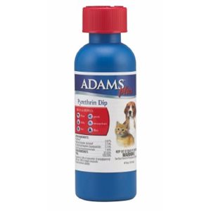 Farnam® Adams™ Plus 3006017 Flea & Tick Pyrethrin Dip, 4 oz, Clear Yellow
