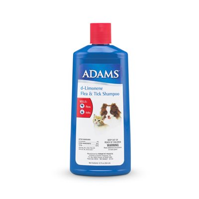 Farnam® FAR505529 Adams™ D-Limonene Flea & Tick Shampoo, 12 oz, Cat & Dog