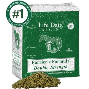 Life Data® FPDS11R2 Double Strength Pelleted Farrier's Formula® Horse Supplement, 11 lb Bag, Horse