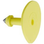 Allflex® GSM-Y Global Blank Male Button, Small, Yellow, For Sheep & Goat