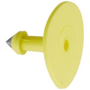 Allflex® GSM-Y Global Blank Male Button, Small, Yellow, For Sheep & Goat