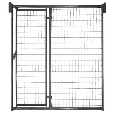 KENNEL FRONT 6' X 5' 1 GATE Grey