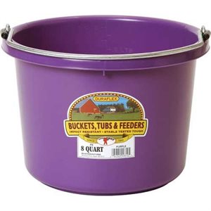 Plastic Bucket Purple 8 Qt