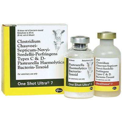 Zoetis PFL.5074 One Shot Ultra® 7 Vaccine, 10 Dose, For Cattle