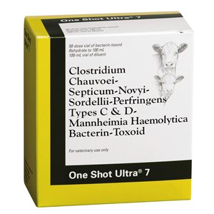 Zoetis PFL.5075 One Shot Ultra® 7 Vaccine, 50 Dose, For Cattle