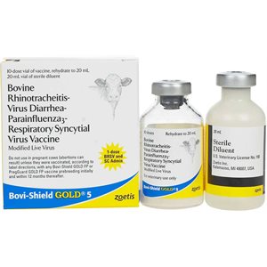 Zoetis PFL.5196 Bovi-Shield Gold® 5 Vaccine, 10 Dose, For Cattle