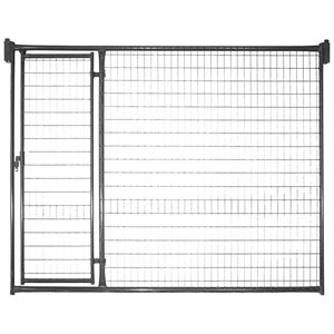 KENNEL FRONT 6' X 10' 1 GATE Grey