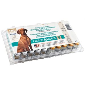 **BULK** Durvet PM15127 Canine Spectra® 9 Way Protection Vaccine, 1 Dose, For Dog 6 Weeks or Older