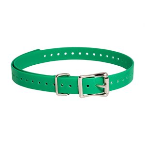 Radio Systems SAC00-10817 SportDog® Collar Strap, 3 / 4 inch, Green, Polyurethane Coated Nylon, Dog