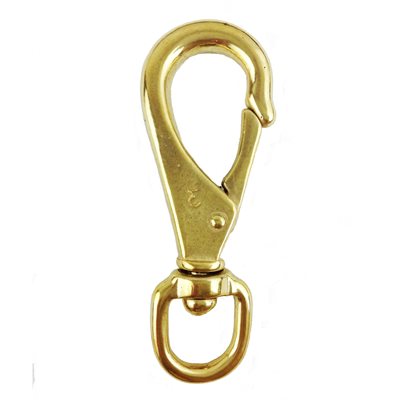 3-3 / 4"X3 / 4" SOLID BRASS Boat SNAP (7)