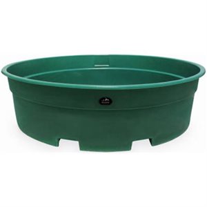 High Country™ Plastics W-350FG Stock Water Tank, 350 gal, Green, For Livestock
