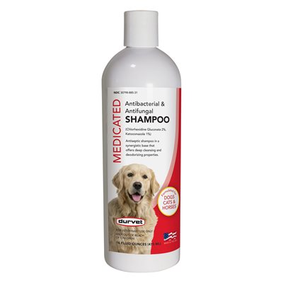Durvet Antibacterial & Antifungal (Dog / Cat) Shampoo - 16oz